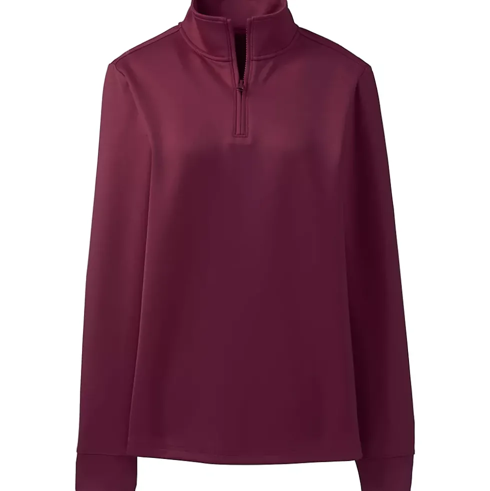 School Uniform Kids Active Performance Quarter Zip Pullover