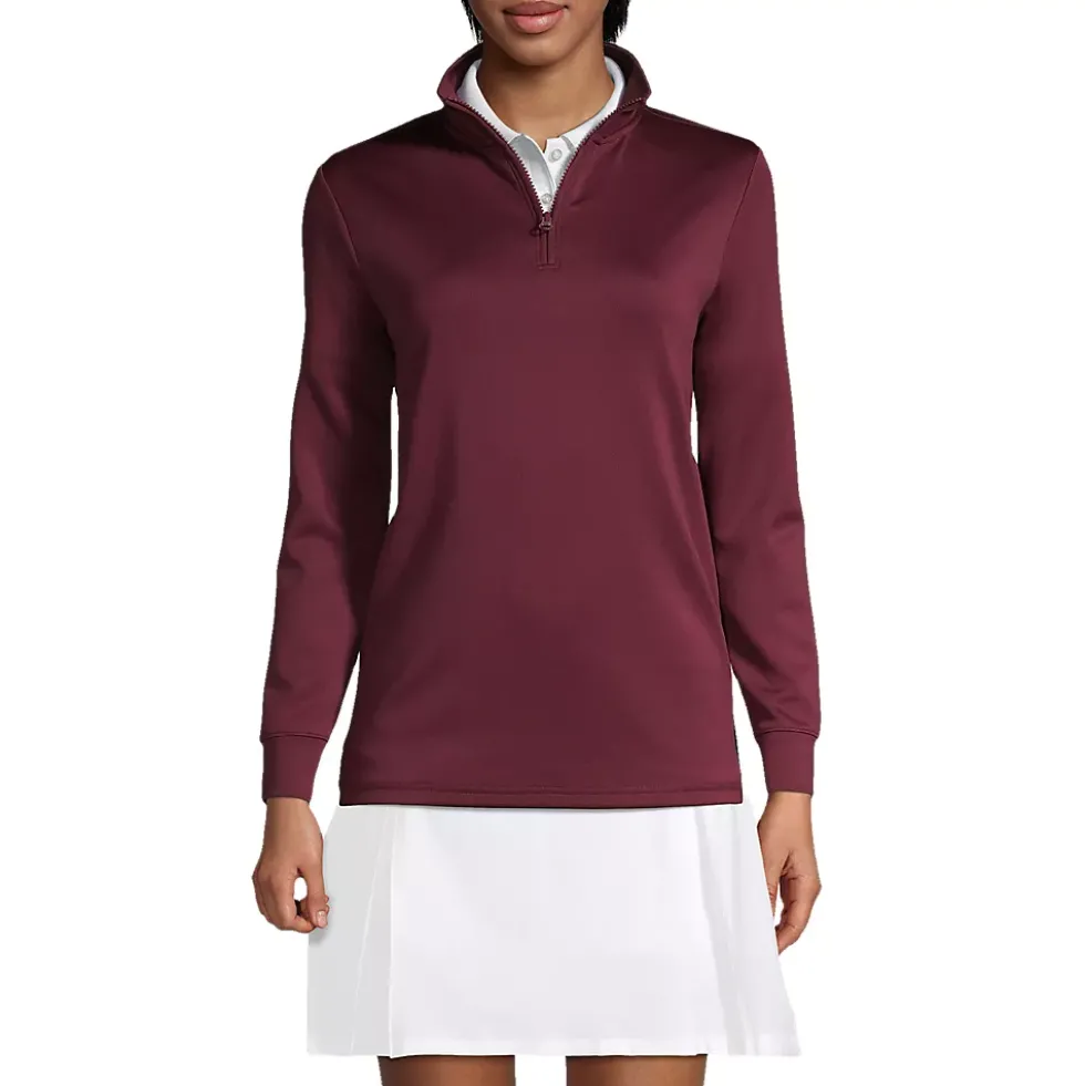 School Uniform Kids Active Performance Quarter Zip Pullover