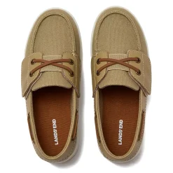 School Uniform Kids Canvas Easy On Boat Shoes