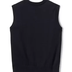School Uniform Kids Cotton Modal Fine Gauge Sweater Vest