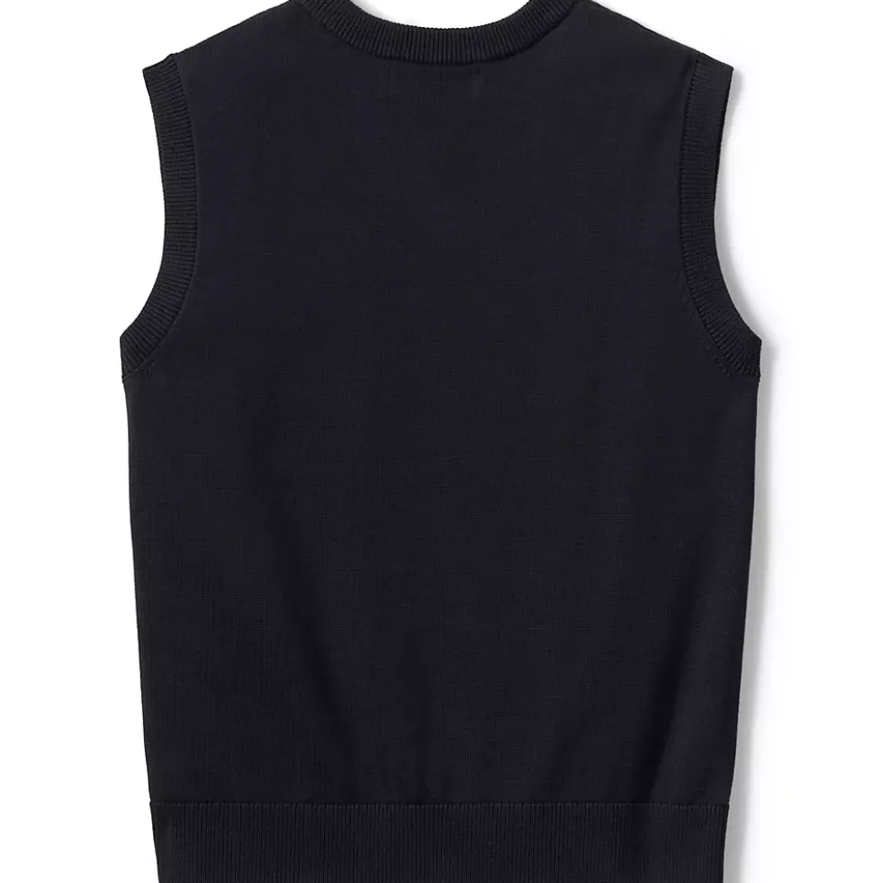 School Uniform Kids Cotton Modal Fine Gauge Sweater Vest