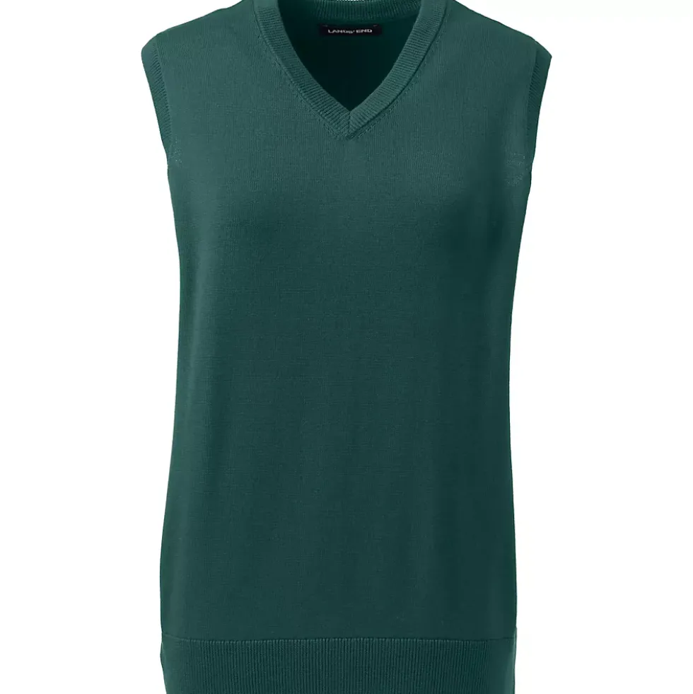 School Uniform Kids Cotton Modal Fine Gauge Sweater Vest