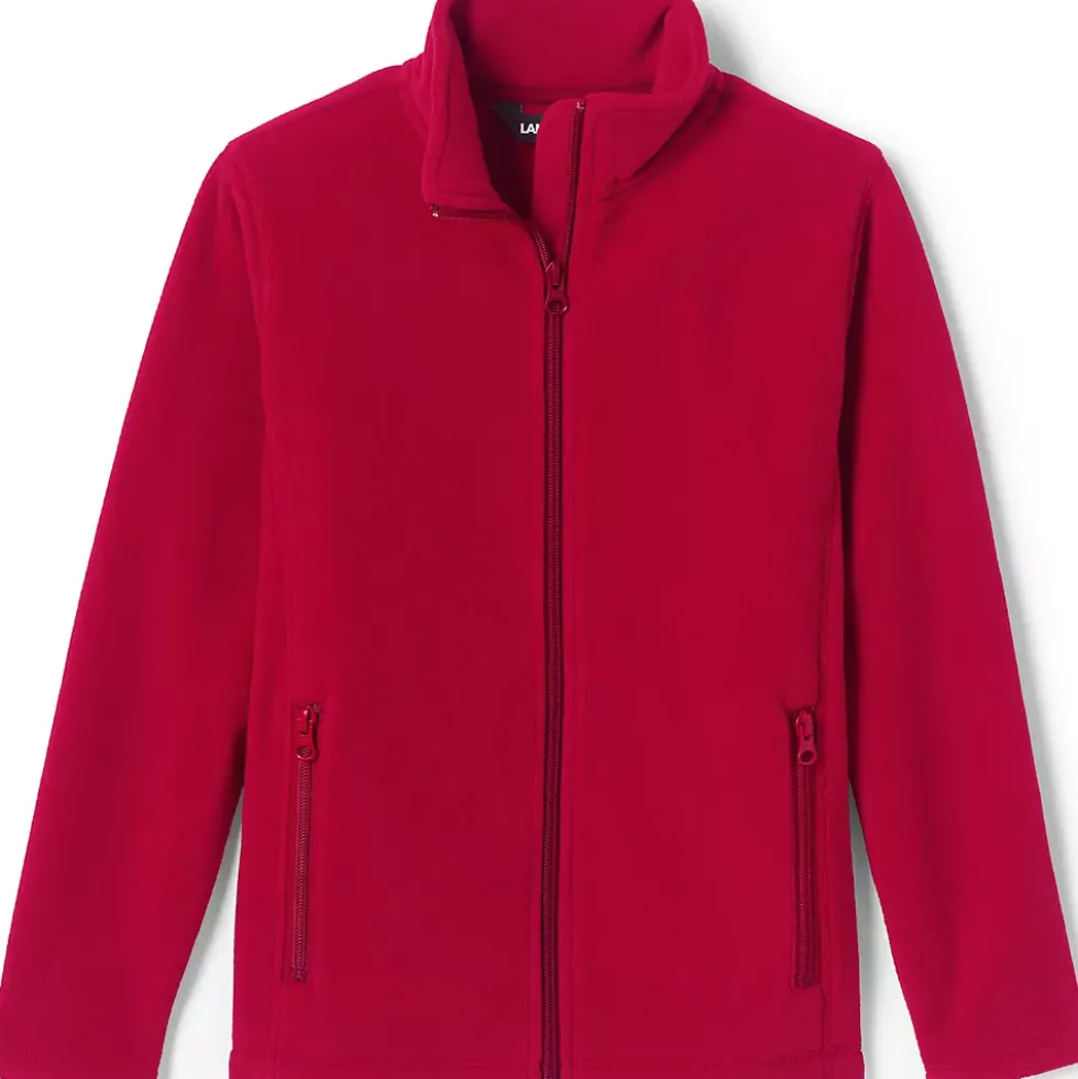 School Uniform Kids Full-Zip Mid-Weight Fleece Jacket