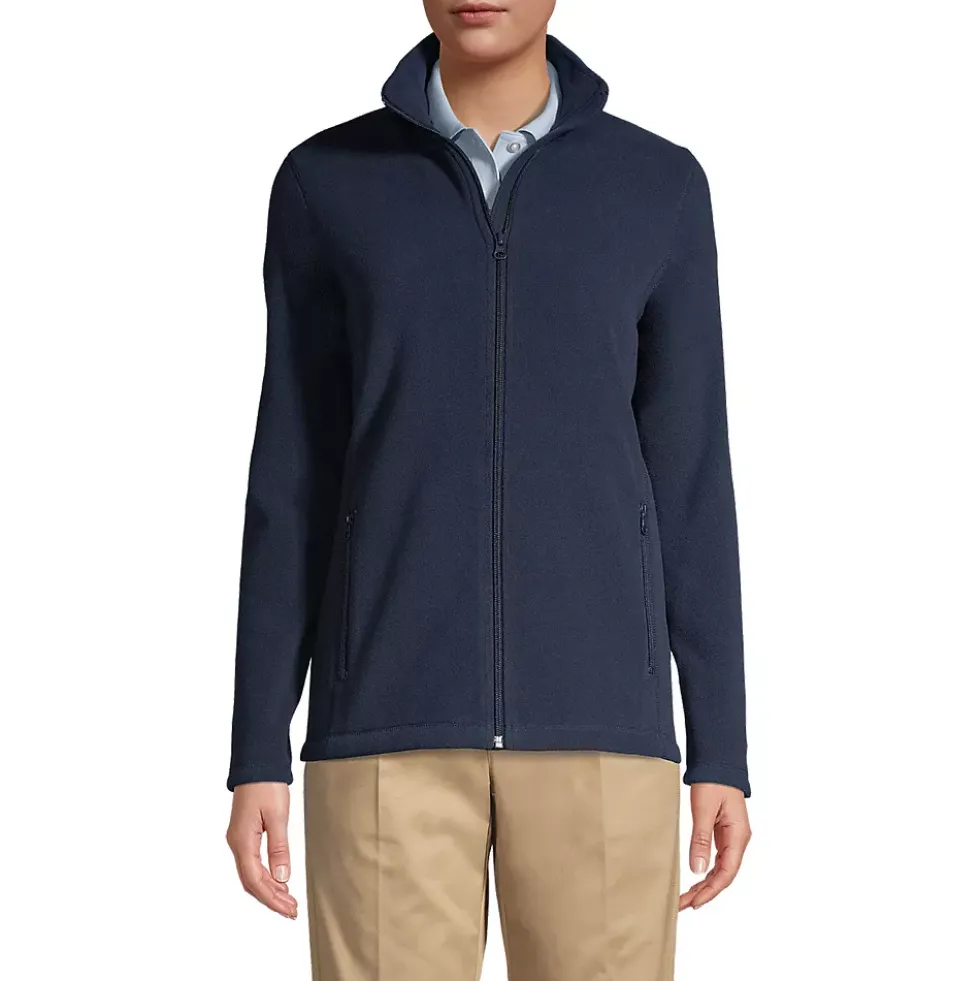 School Uniform Kids Full-Zip Mid-Weight Fleece Jacket