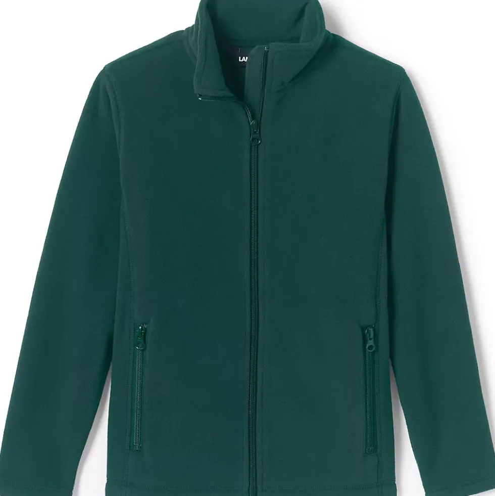 School Uniform Kids Full-Zip Mid-Weight Fleece Jacket
