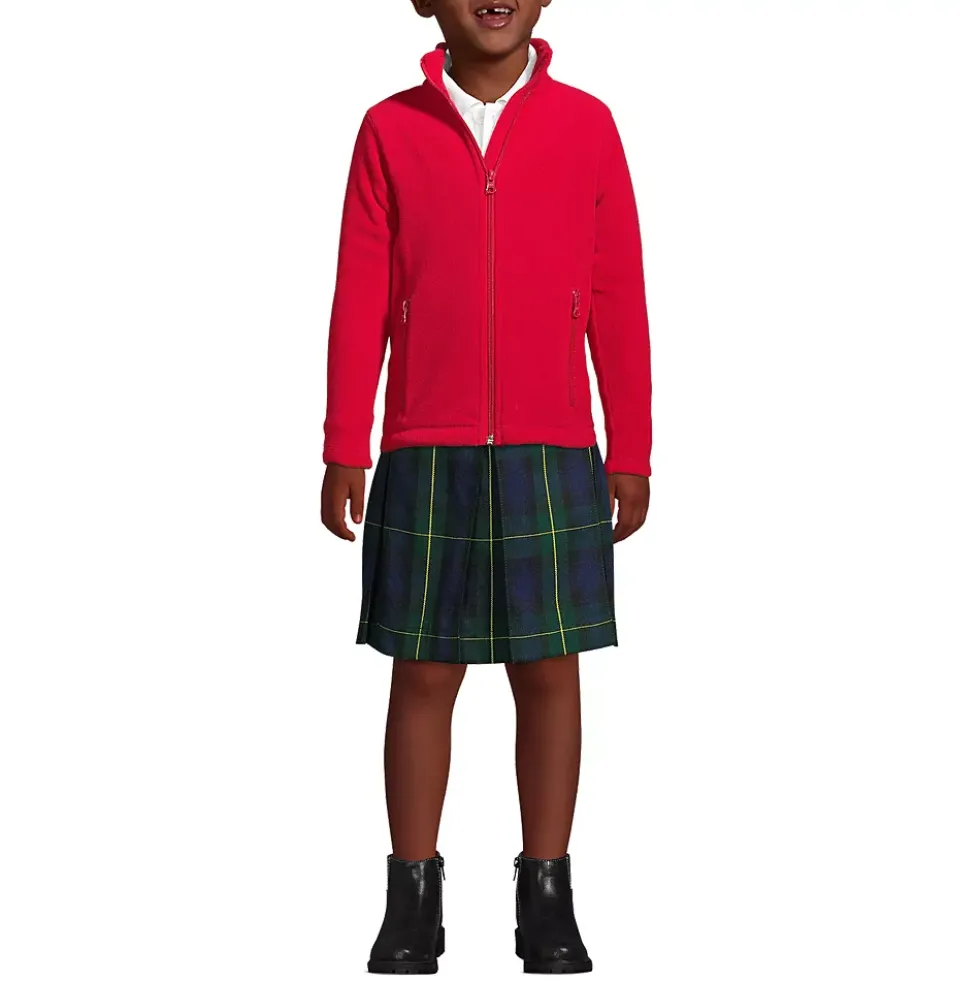 School Uniform Kids Full-Zip Mid-Weight Fleece Jacket