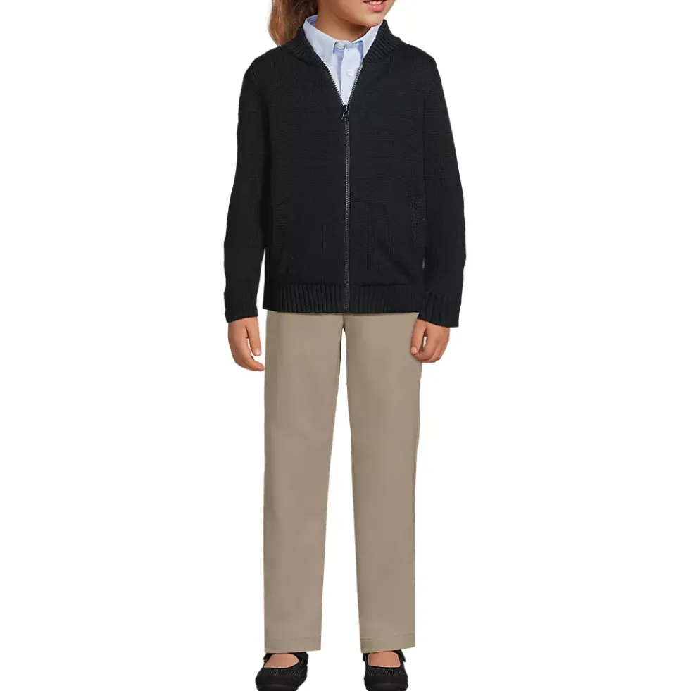 School Uniform Kids Legacy Full Zip Cardigan