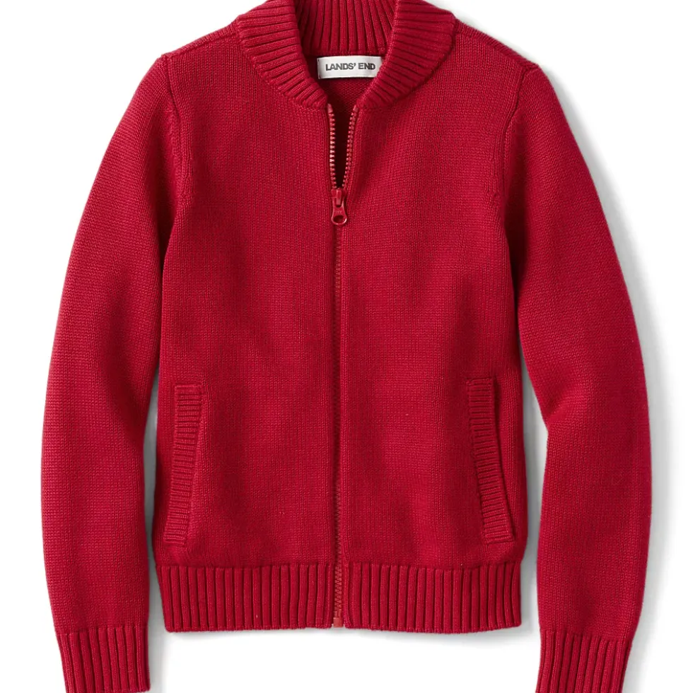 School Uniform Kids Legacy Full Zip Cardigan