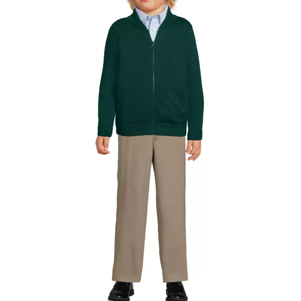 School Uniform Kids Legacy Full Zip Cardigan
