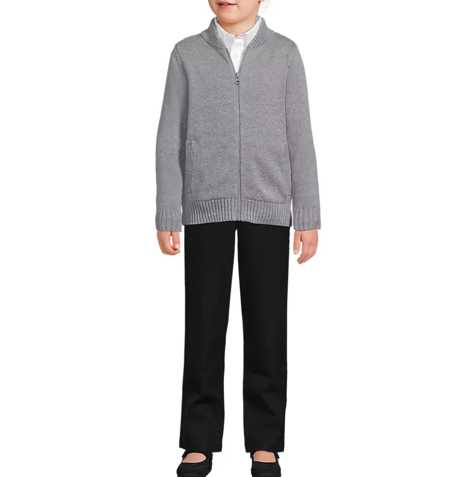 School Uniform Kids Legacy Full Zip Cardigan