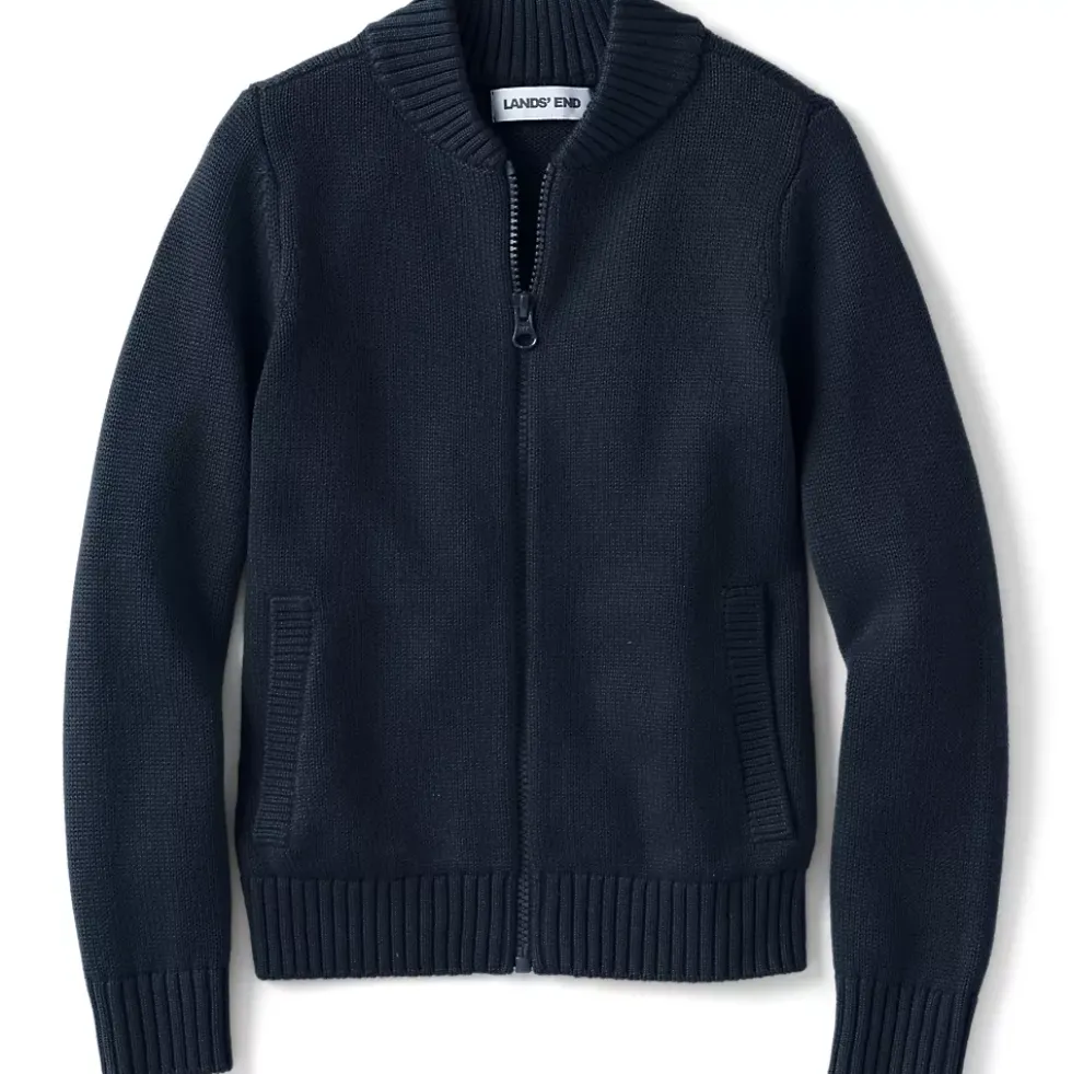 School Uniform Kids Legacy Full Zip Cardigan