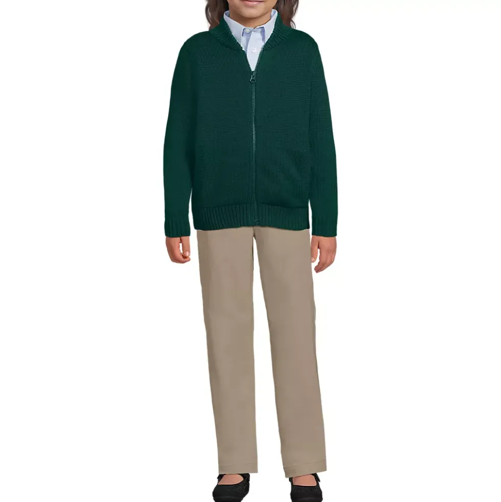 School Uniform Kids Legacy Full Zip Cardigan