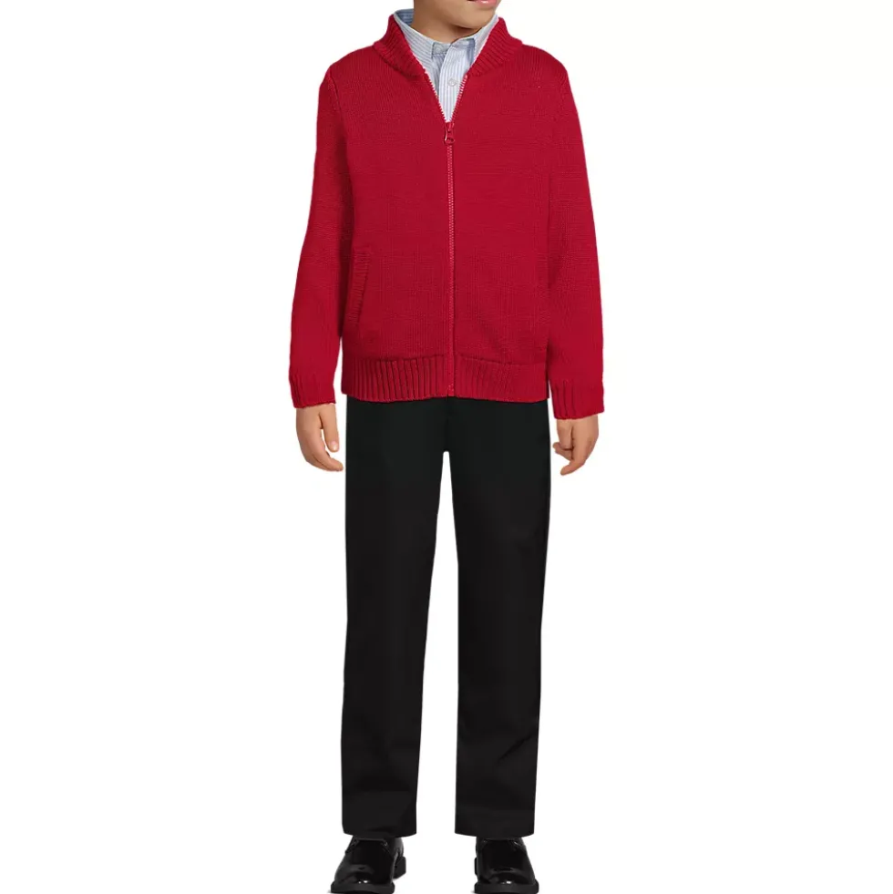 School Uniform Kids Legacy Full Zip Cardigan