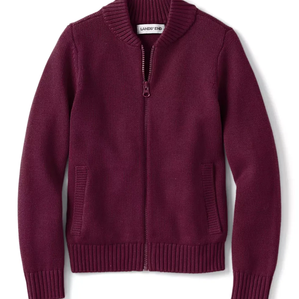 School Uniform Kids Legacy Full Zip Cardigan