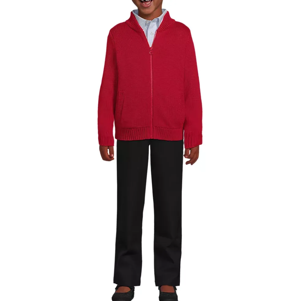 School Uniform Kids Legacy Full Zip Cardigan