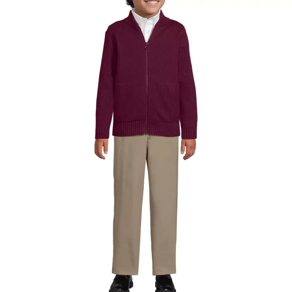 School Uniform Kids Legacy Full Zip Cardigan
