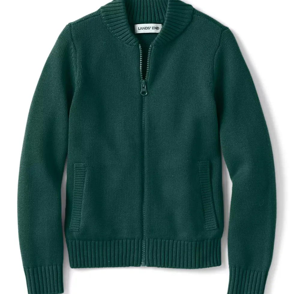 School Uniform Kids Legacy Full Zip Cardigan