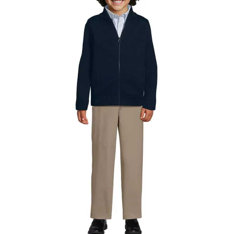 School Uniform Kids Legacy Full Zip Cardigan