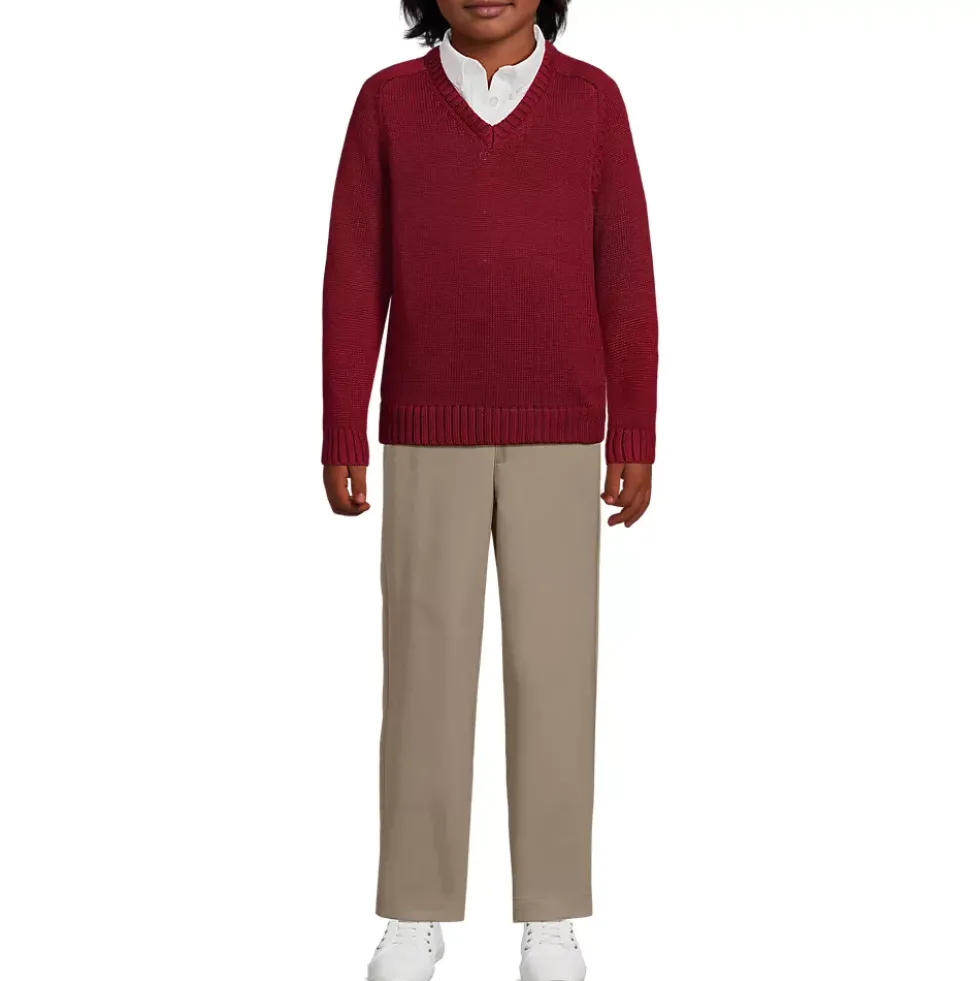 School Uniform Kids Legacy V-neck Sweater