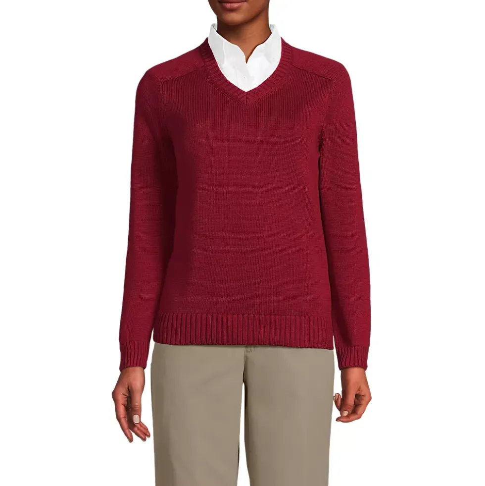School Uniform Kids Legacy V-neck Sweater