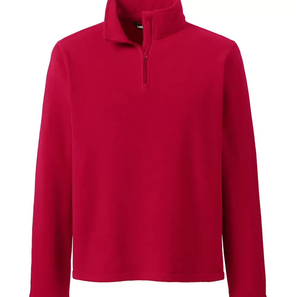 School Uniform Kids Lightweight Fleece Quarter Zip Pullover