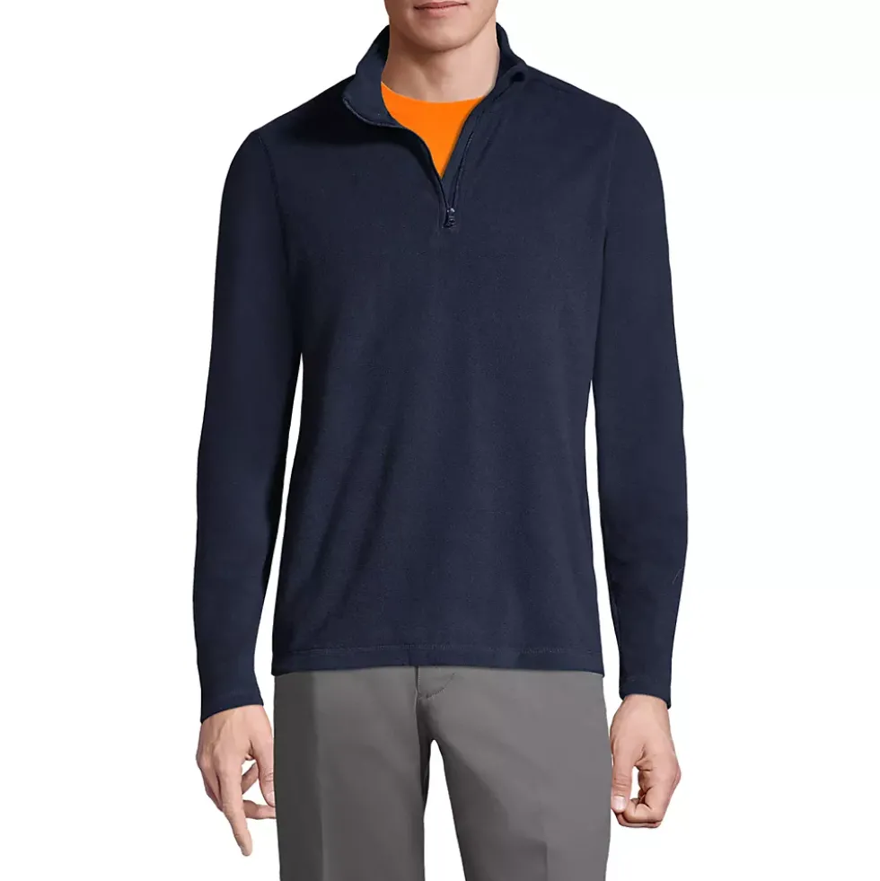 School Uniform Kids Lightweight Fleece Quarter Zip Pullover