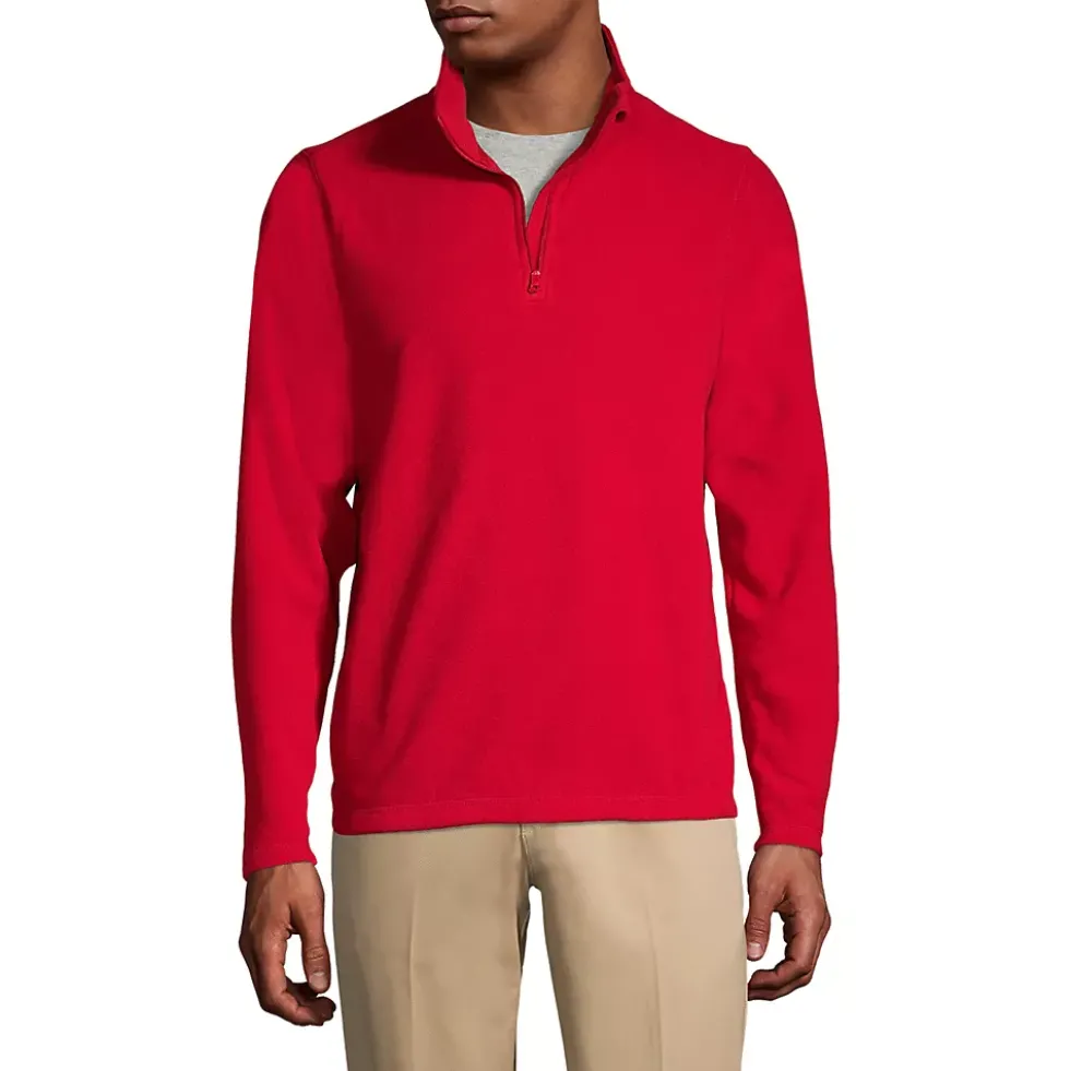 School Uniform Kids Lightweight Fleece Quarter Zip Pullover