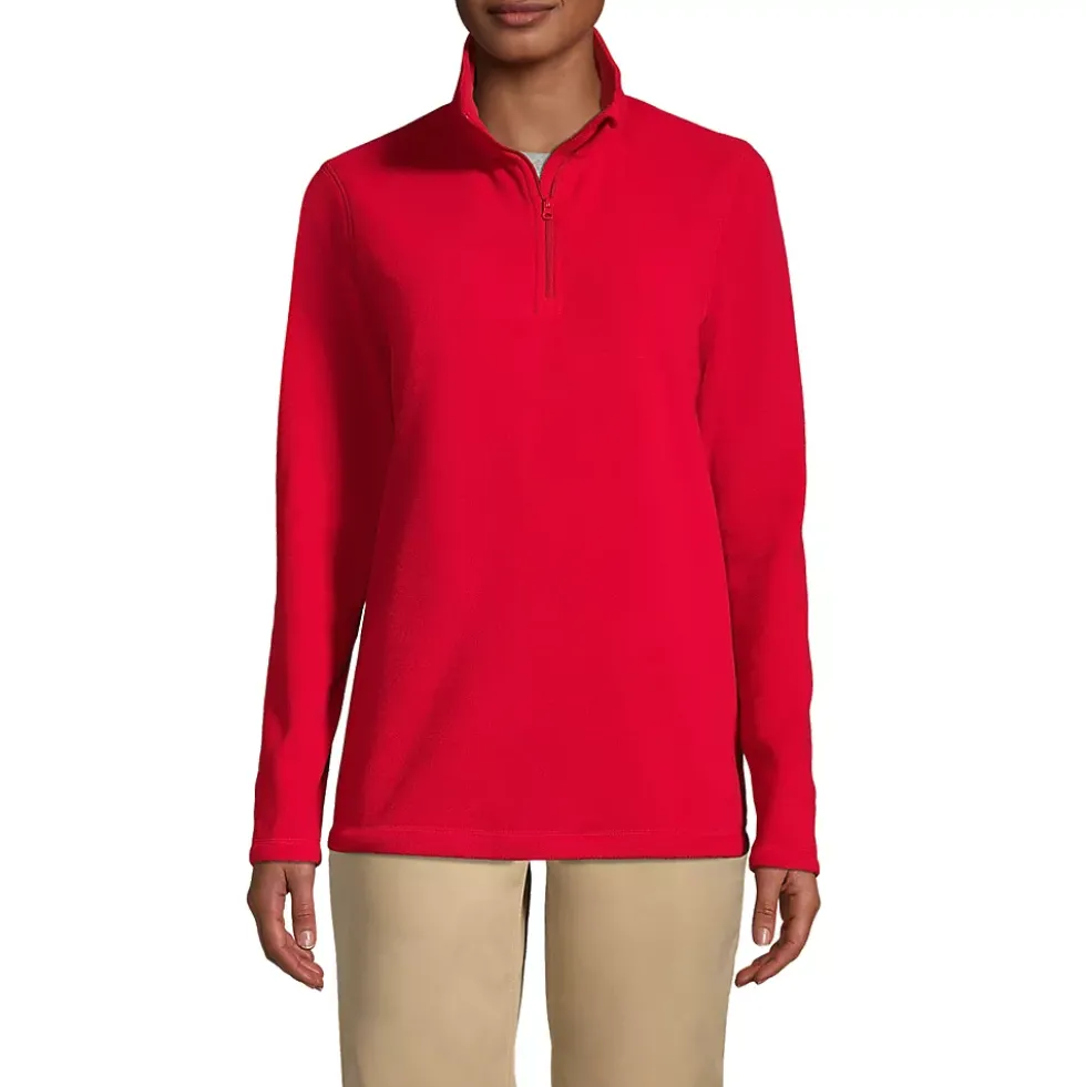 School Uniform Kids Lightweight Fleece Quarter Zip Pullover