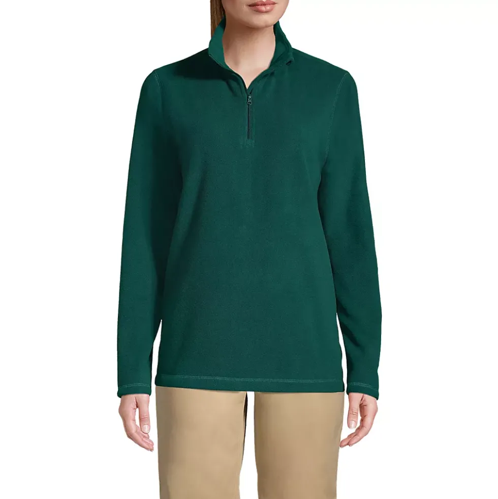 School Uniform Kids Lightweight Fleece Quarter Zip Pullover