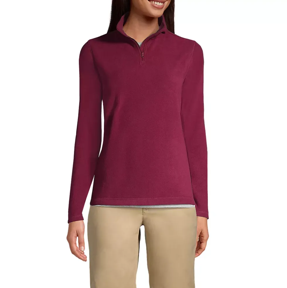 School Uniform Kids Lightweight Fleece Quarter Zip Pullover