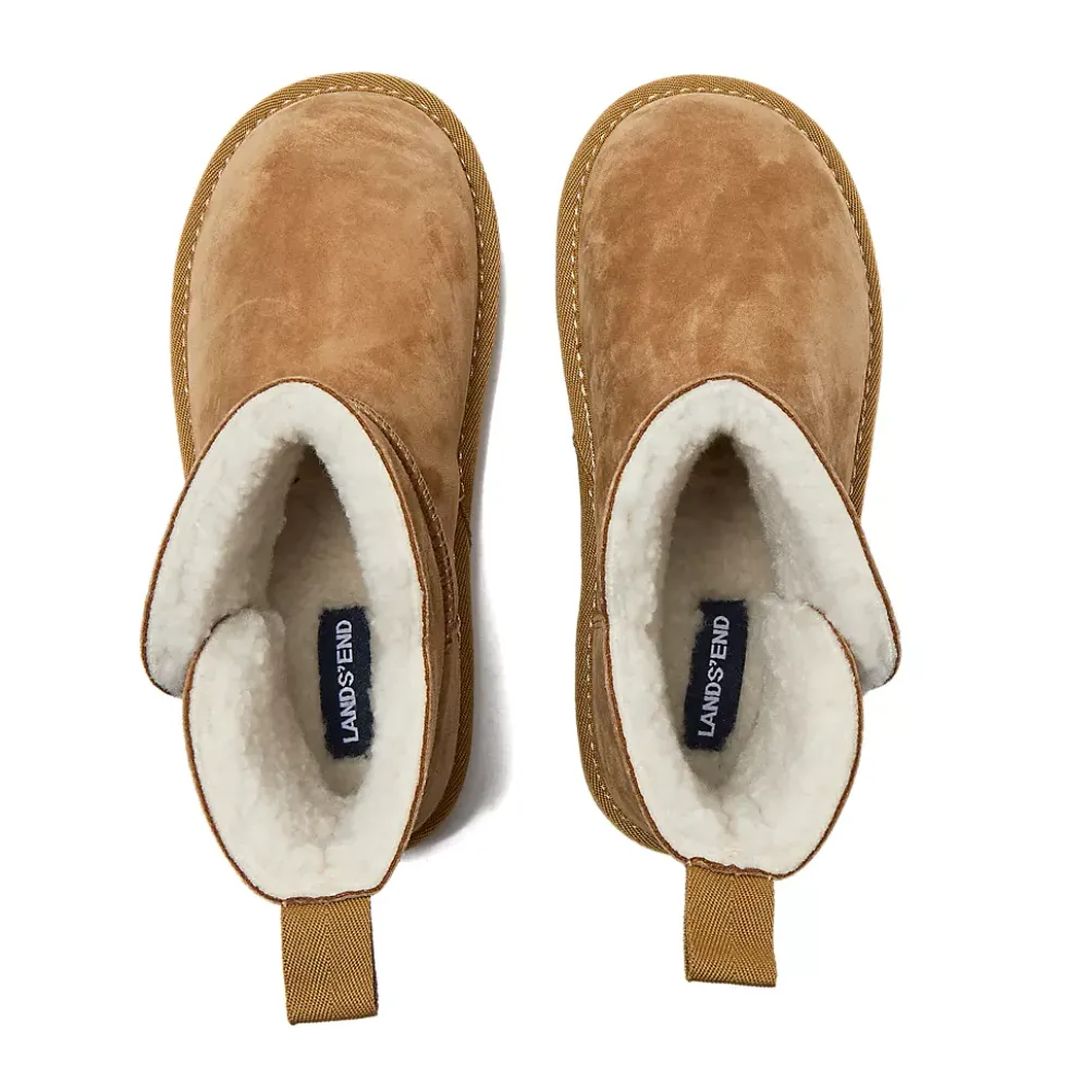 School Uniform Kids Lined Suede Indoor Outdoor Boots