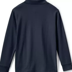 School Uniform Kids Long Sleeve Interlock Polo Shirt