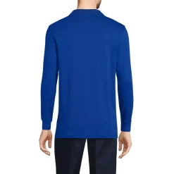 School Uniform Kids Long Sleeve Interlock Polo Shirt