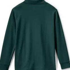 School Uniform Kids Long Sleeve Interlock Polo Shirt