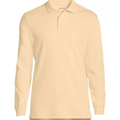 School Uniform Kids Long Sleeve Interlock Polo Shirt