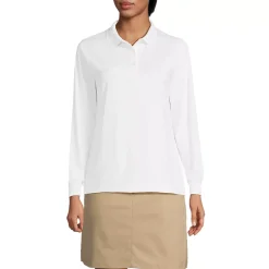 School Uniform Kids Long Sleeve Rapid Dry Polo Shirt