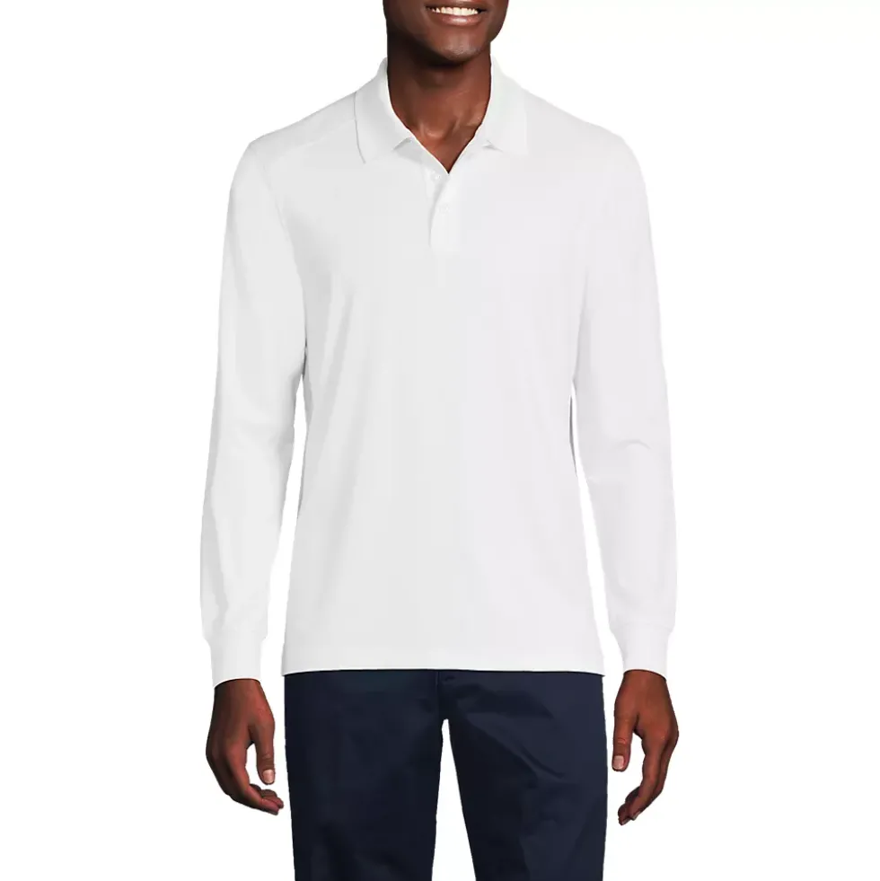 School Uniform Kids Long Sleeve Rapid Dry Polo Shirt