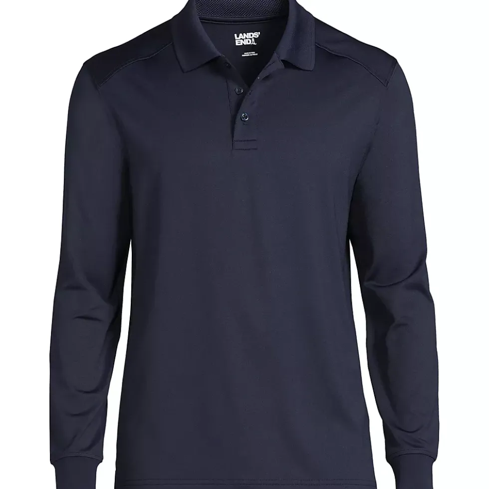 School Uniform Kids Long Sleeve Rapid Dry Polo Shirt