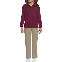 School Uniform Kids Long Sleeve Rapid Dry Polo Shirt