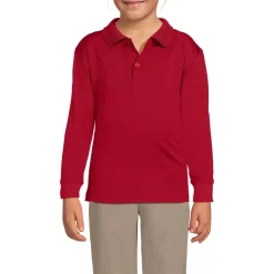 School Uniform Kids Long Sleeve Rapid Dry Polo Shirt
