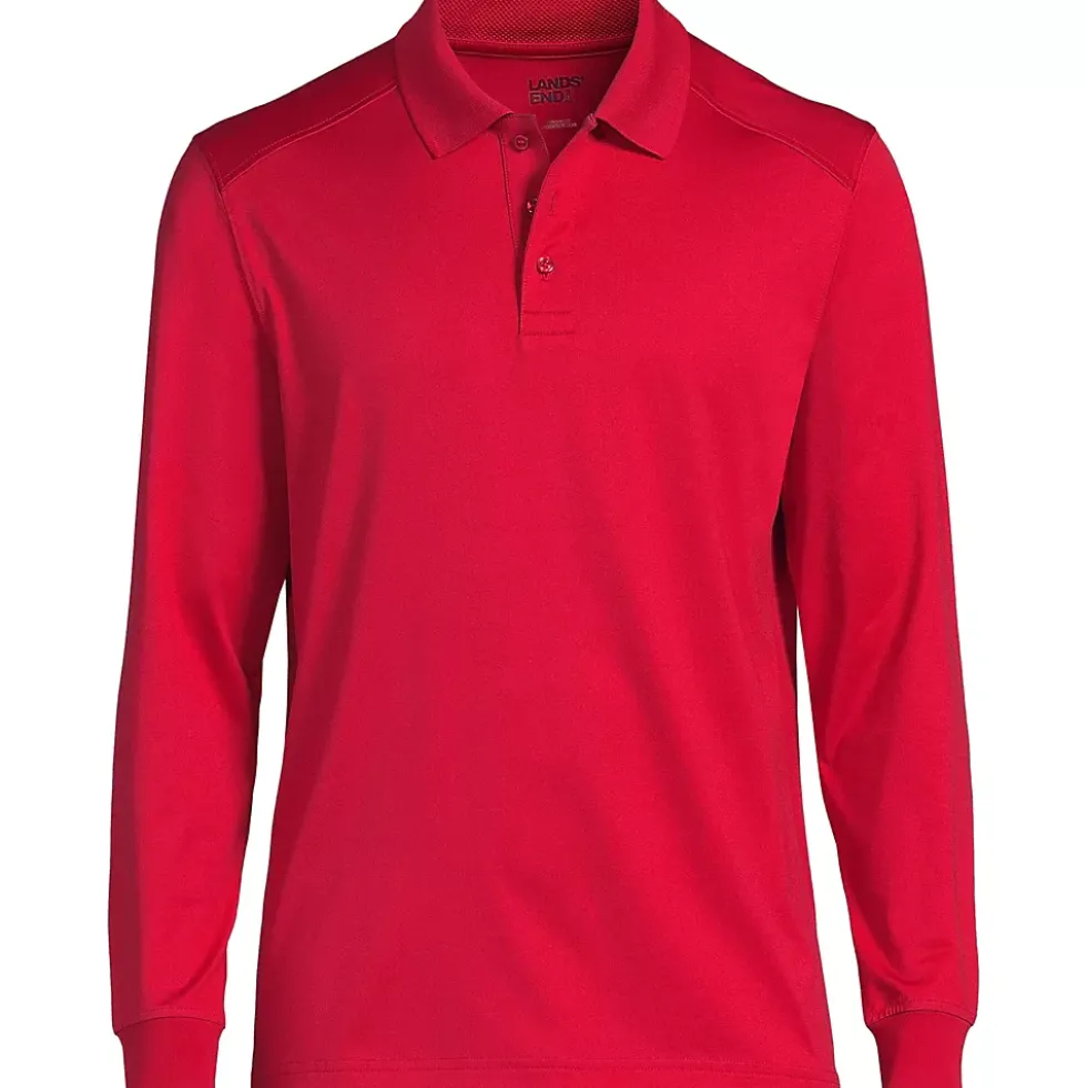 School Uniform Kids Long Sleeve Rapid Dry Polo Shirt