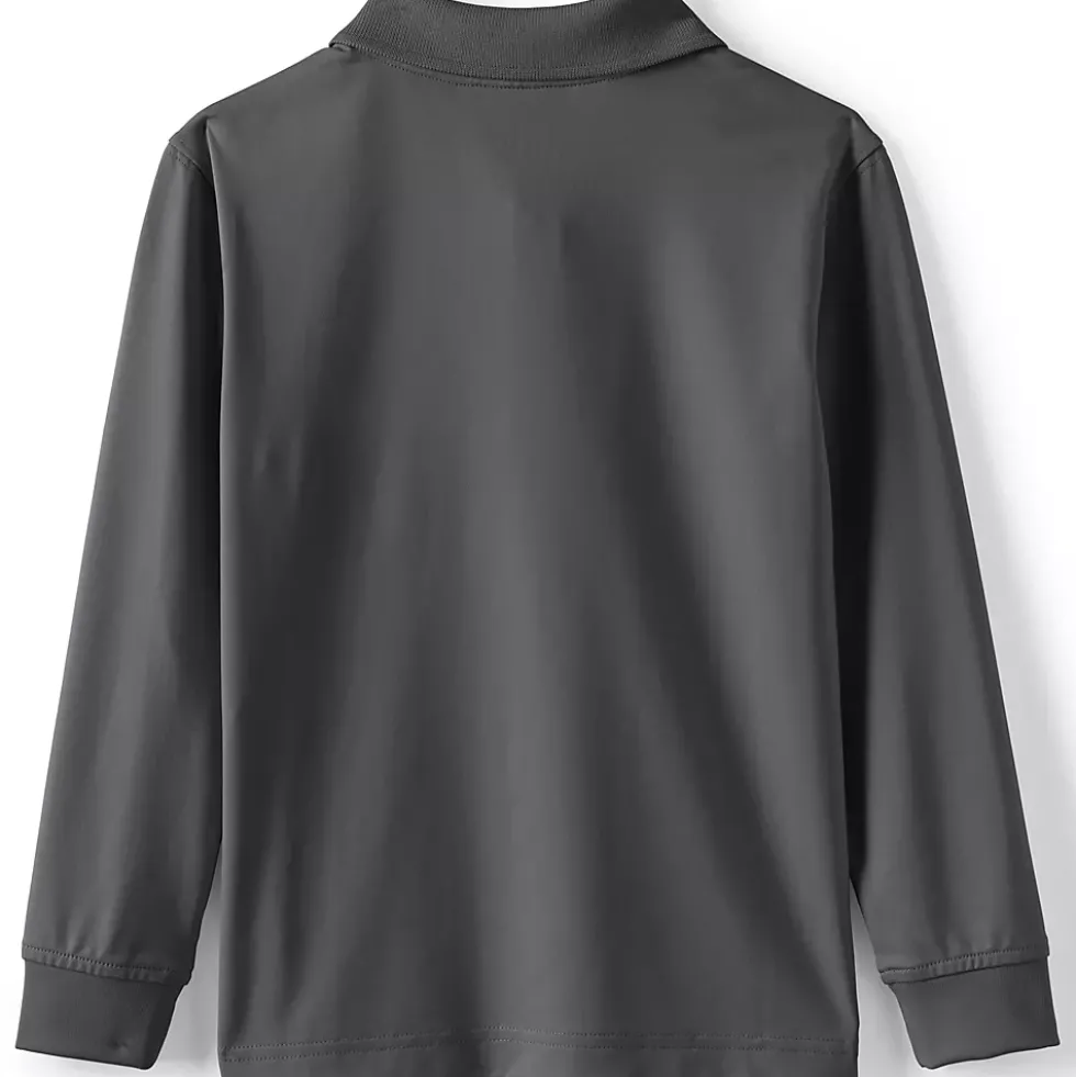 School Uniform Kids Long Sleeve Rapid Dry Polo Shirt