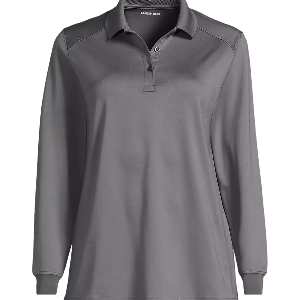 School Uniform Kids Long Sleeve Rapid Dry Polo Shirt
