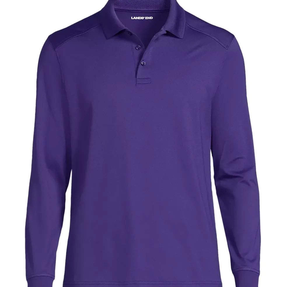 School Uniform Kids Long Sleeve Rapid Dry Polo Shirt