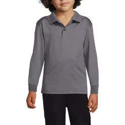 School Uniform Kids Long Sleeve Rapid Dry Polo Shirt