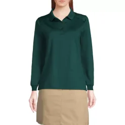 School Uniform Kids Long Sleeve Rapid Dry Polo Shirt