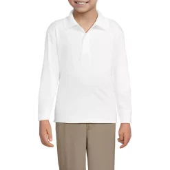 School Uniform Kids Long Sleeve Rapid Dry Polo Shirt