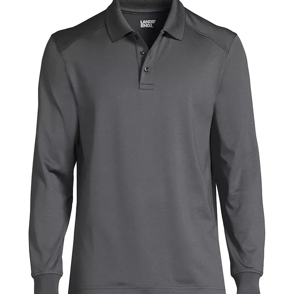 School Uniform Kids Long Sleeve Rapid Dry Polo Shirt