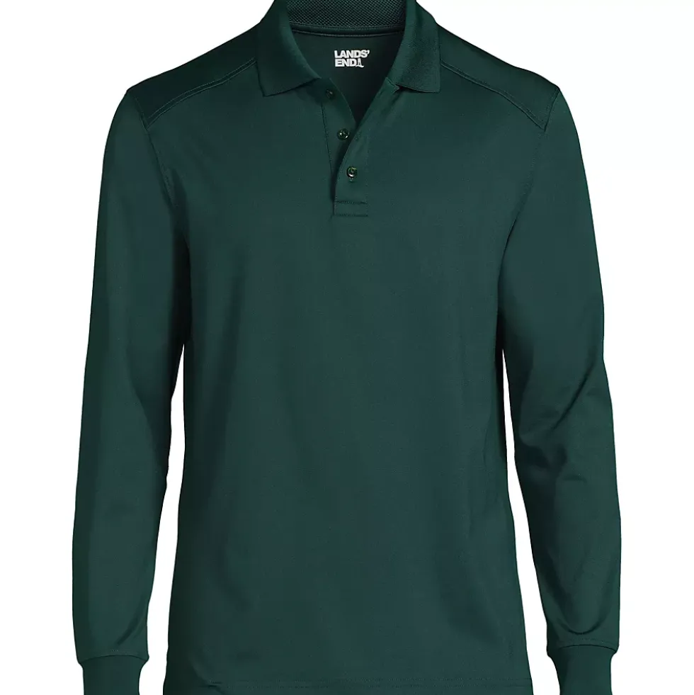 School Uniform Kids Long Sleeve Rapid Dry Polo Shirt