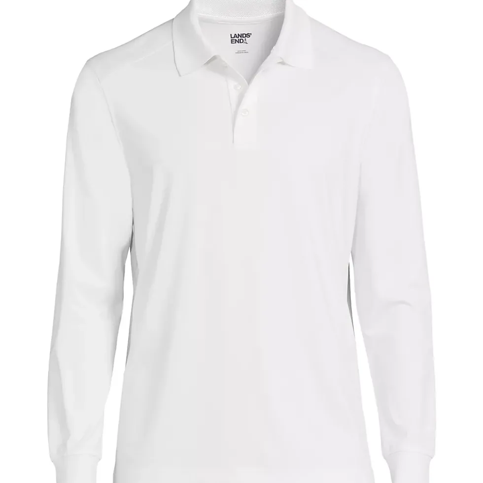 School Uniform Kids Long Sleeve Rapid Dry Polo Shirt
